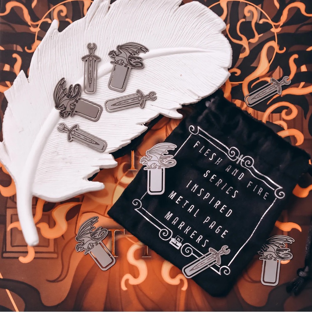 Darkly Box Flesh and Fire Bookmarks